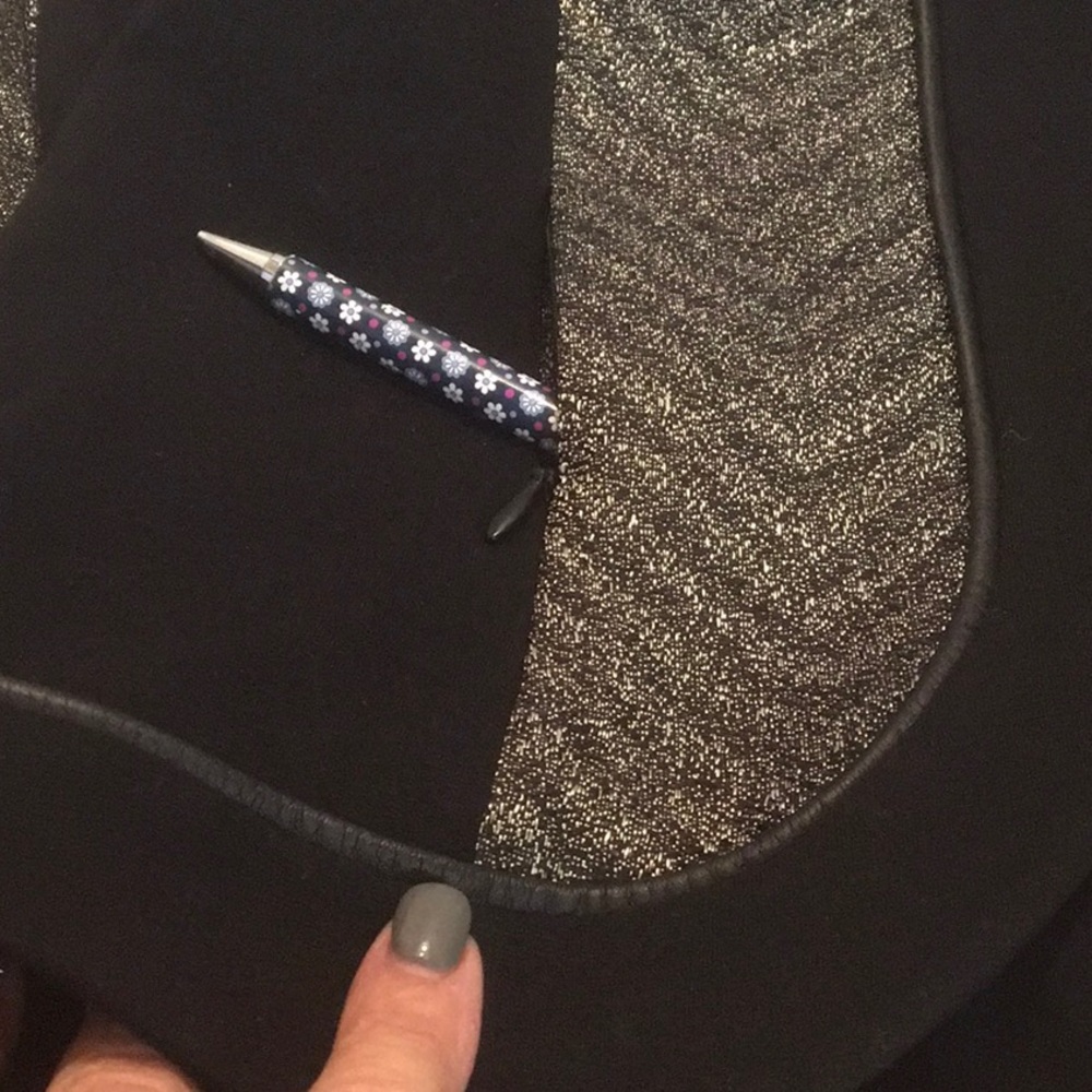LAFAYETTE 148 NY Black KNIT BLAZER Chevron 4P - Picture 8 of 8